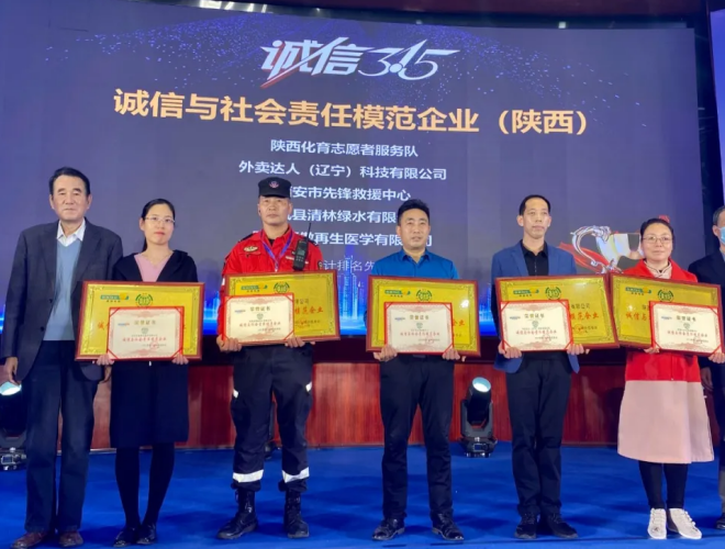 喜報！熱烈祝賀佰鴻集團(tuán)旗下“佰傲再生”榮獲誠信3.15模范企業(yè)